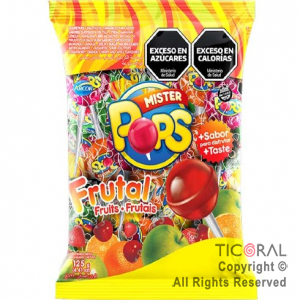 CHUPETIN MR POPS FRUTAL X 50 UNIDADES x 1